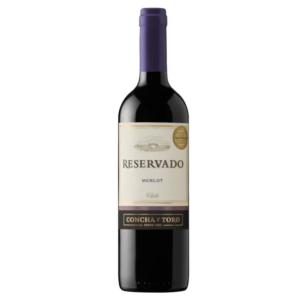 VINO TINTO RESERVADO CONCHA Y TORO MERLOT 750 ml