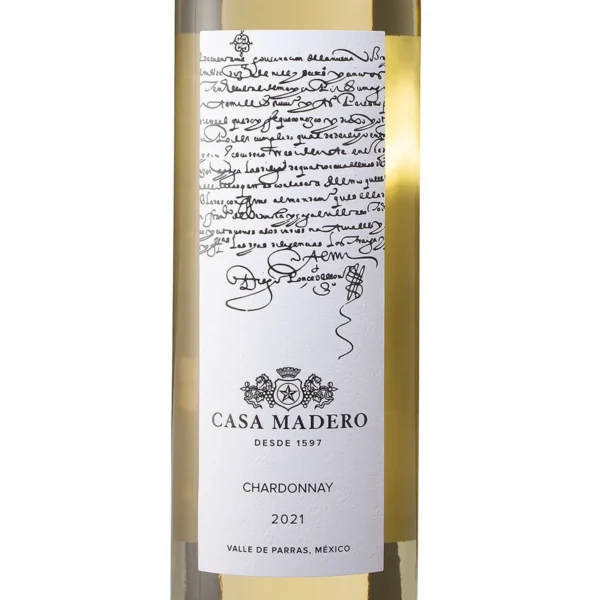 VINO BLANCO CASA MADERO CHARDONNAY 750 ml