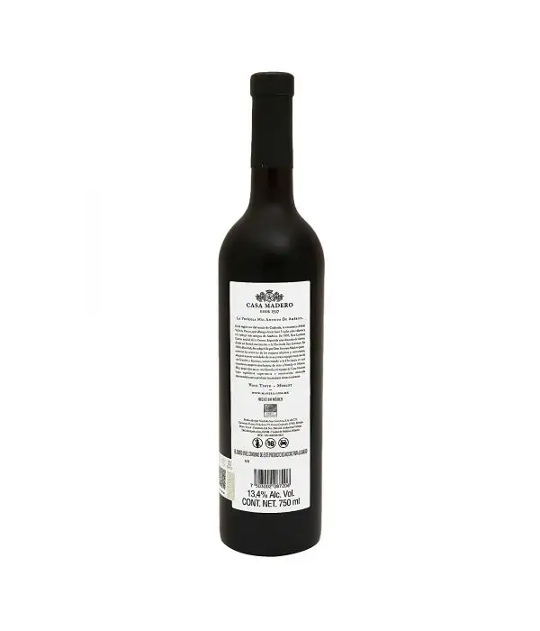 VINO TINTO CASA MADERO MERLOT 750 ml