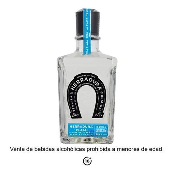TEQUILA HERRADURA PLATA 700 ml