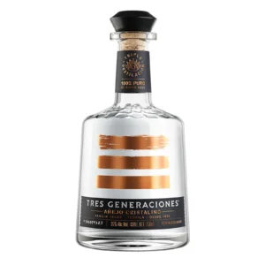 TEQUILA 3 GENERACIONES AÑEJO CRISTALINO 750 ml