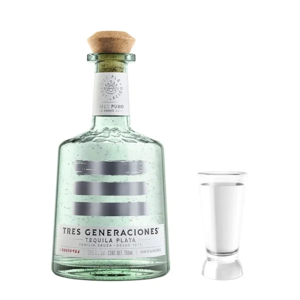 TEQUILA 3 GENERACIONES PLATA 750 ml
