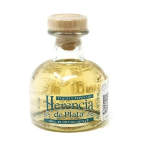 MINI TEQUILA HERENCIA DE PLATA REPOSADO .50 ml