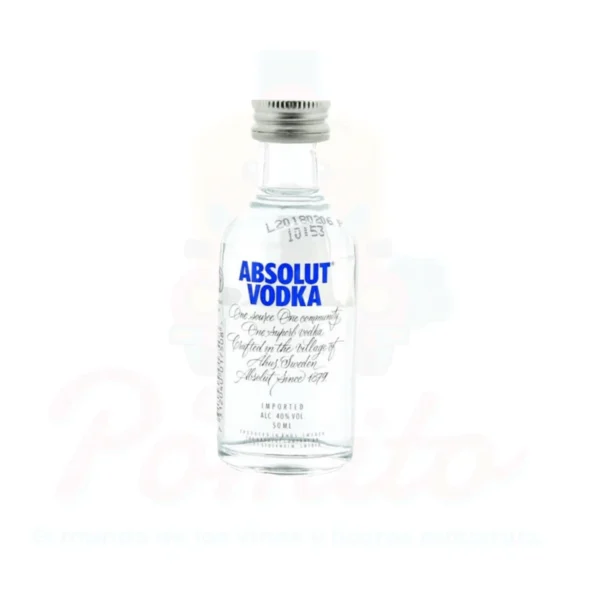 MINI VODKA ABSOLUT AZUL .50 ml