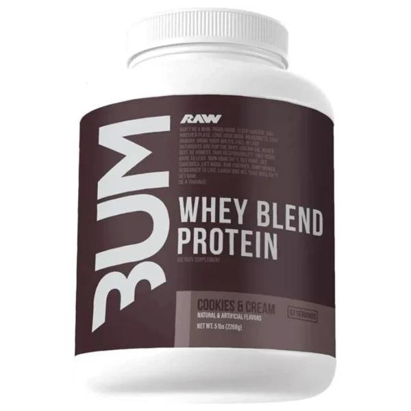 RAW CBUM WHEY 5LBS PROTEINA cookies