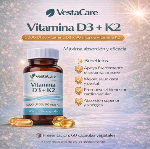 VITAMINA D3, K2, ZINC